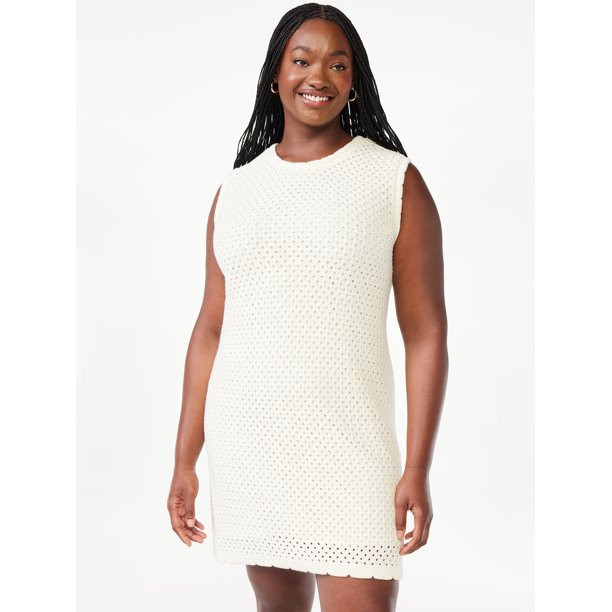 Free AssemblyFree Assembly Women's Sleeveless Crochet Mini Dress, Sizes XS-XXXLUSD$26.00(4.3)4.3 ... | Walmart (US)