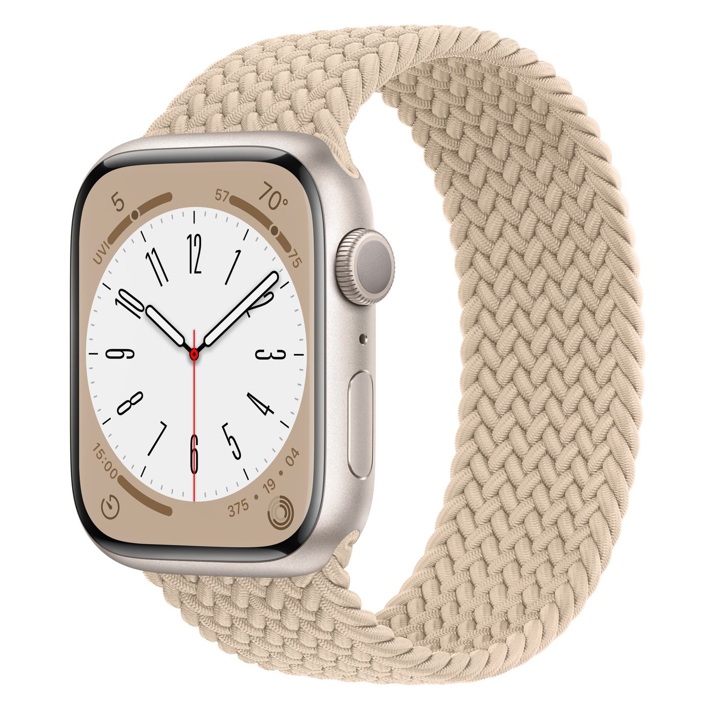 Starlight Aluminum Case with Braided Solo Loop | Apple (US)