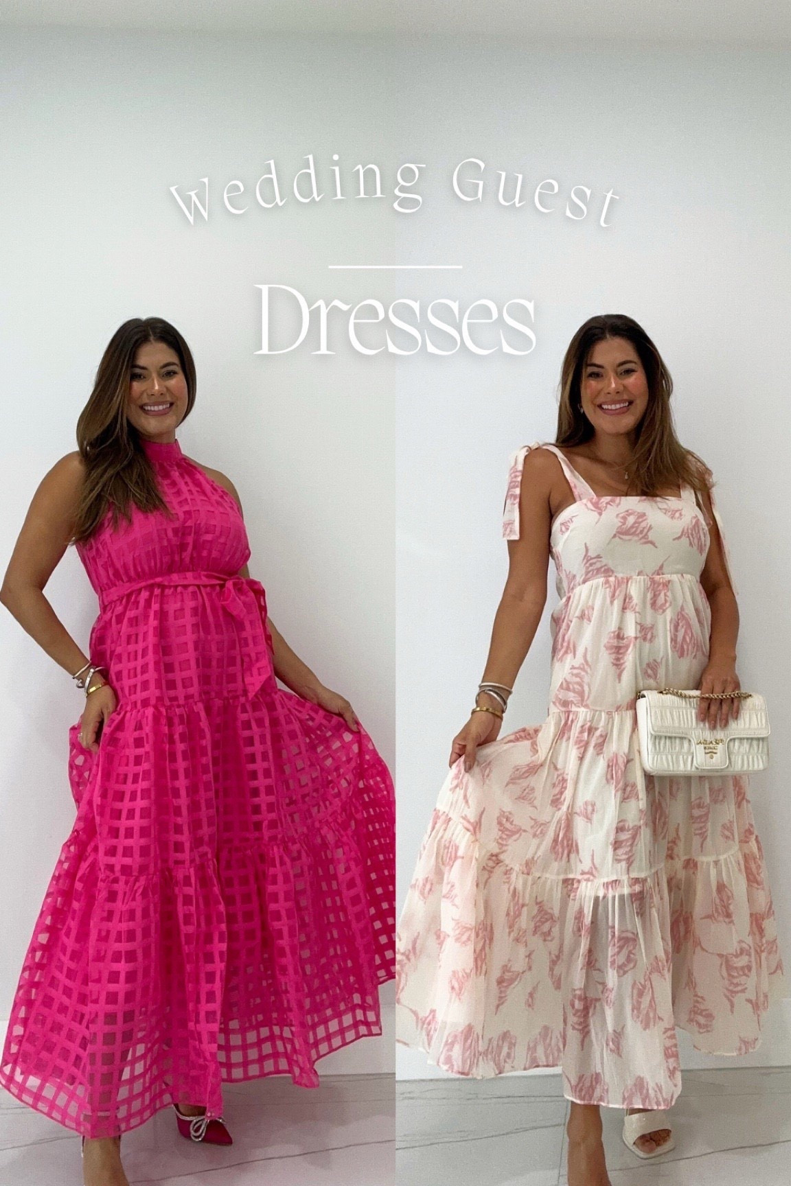 I'm swooning over these two stunners for a memorable wedding guest look! 🌺 The Sun-Soaked Floral Tie-Strap Maxi Dress, adorned with vibrant blooms and delicate tie-straps - a true embodiment of summer romance! And for those who prefer a bold statement, the Check Halter Neck Tie Waist Maxi Dress in Hot Pink is the ultimate showstopper with its rich hue and flattering silhouette!💕 Which one do you fancy for the next wedding event? The elegance of blossoming florals or the charm of vibrant checks? Let me know which is your favorite in the comments below! 🎀 #weddingguest #weddingguestdress #modafemenina #weddingdress 
#LTKunder100 #LTKstyletip #LTKwedding
#liketkit 
@Chicwish spring outfits 2026
easter dress women
date night outfits
easter outfits women
vacation outfits beach
spring dress Easter dress 
easter basket ideas
work outfits



#LTKSeasonal #LTKmomlife #LTKTravel