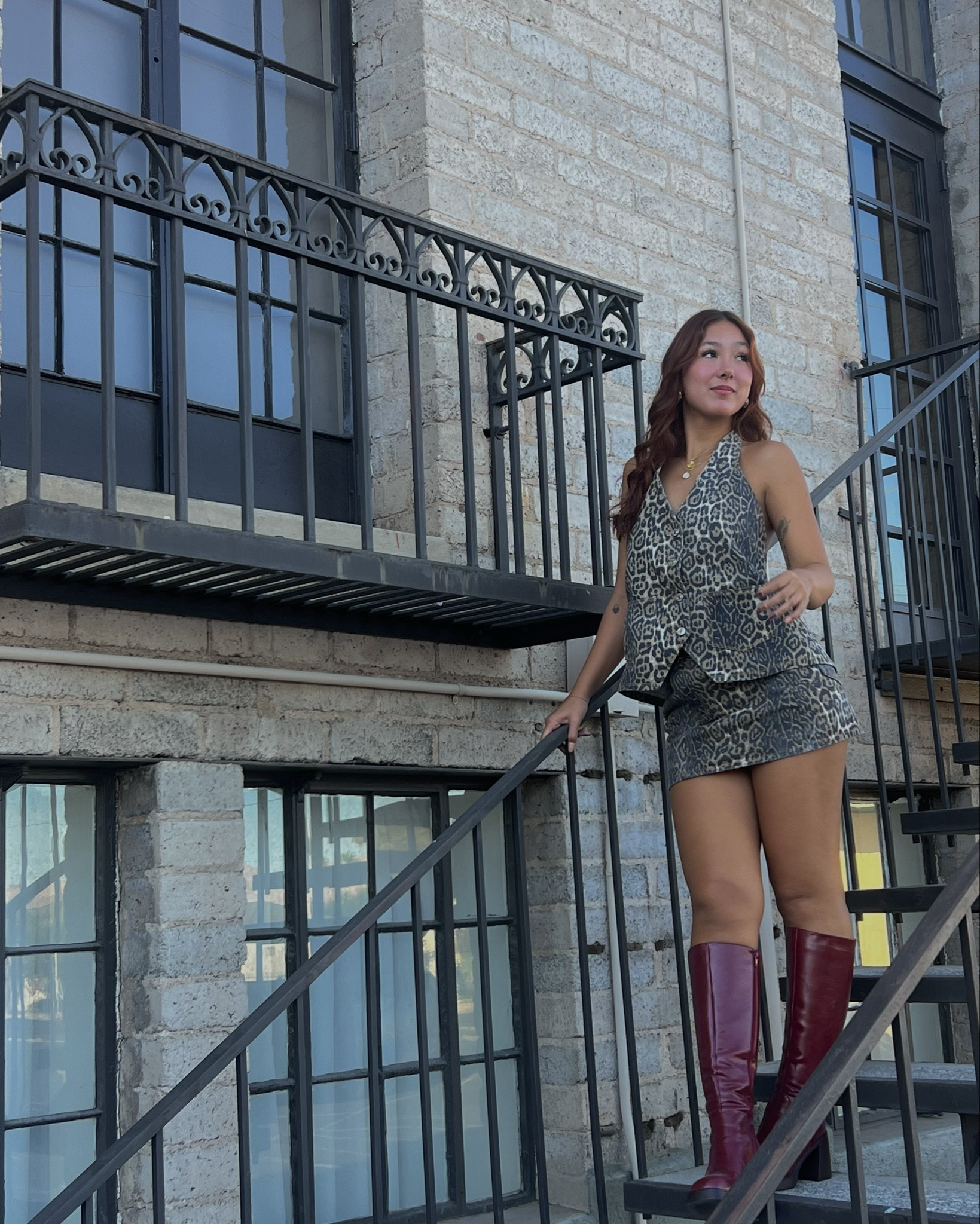 Top is whitefox “energy balance top leopard print”
Skirt is whitefox “holla at me denim mini skirt leopard print” 

#LTKStyleTip #LTKBeauty #LTKVideo