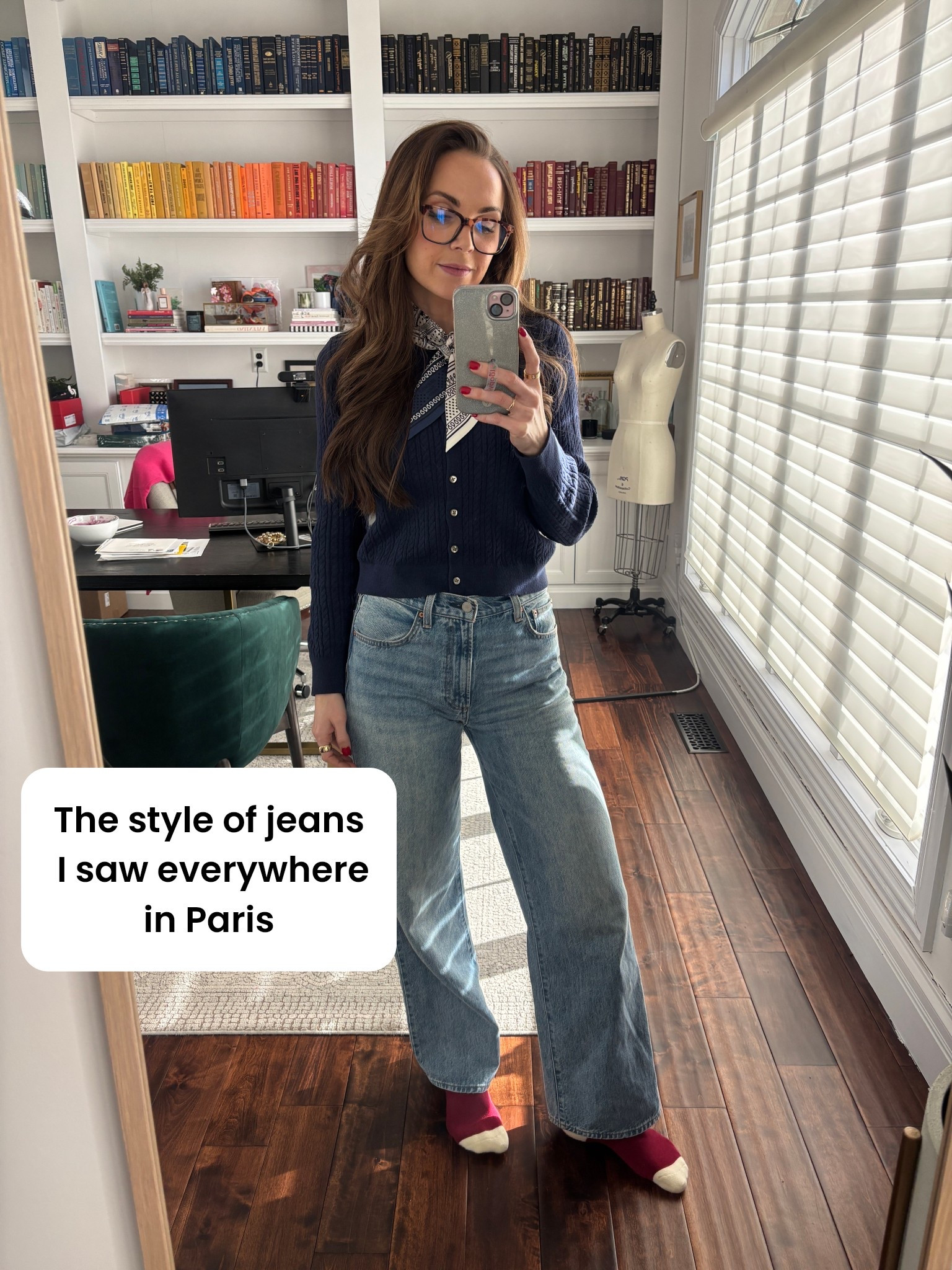 Wearing my normal size 26, color is “7 years bleu taboo"