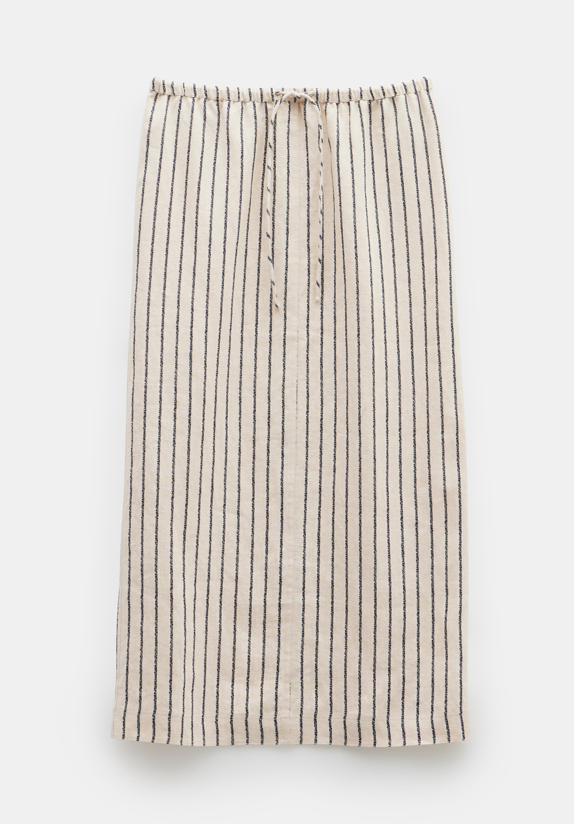 Paula Stripe Maxi Skirt | Hush UK