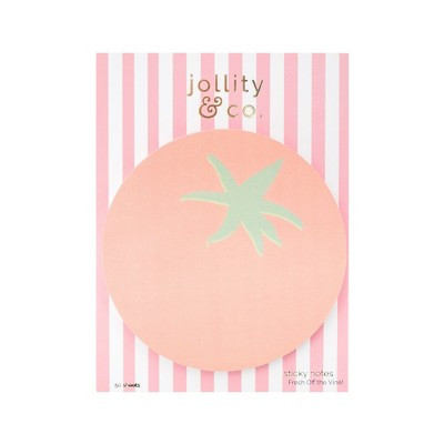 Jollity & Co - Tomato Sticky Notes - Pack of 50 | Target