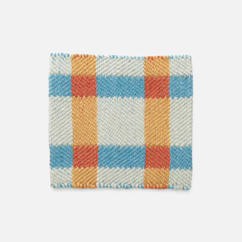 Plaid Wool Rug - Sky | Schoolhouse