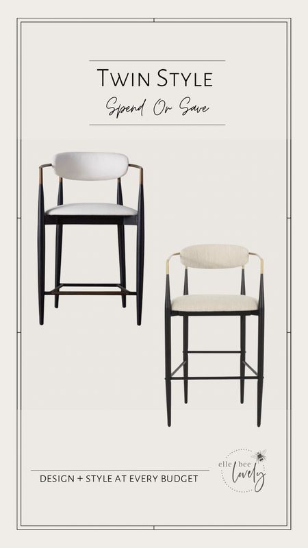 Twin Style! The sleek Jagger counter stool from Arhaus … plus it’s less expensive twin. 🤗 
Design + Style at every budget.

#LTKhome