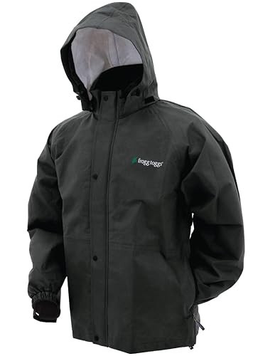 Frogg Toggs Bull Frogg Waterproof Rain Jacket, Black, XXX-Large | Amazon (US)