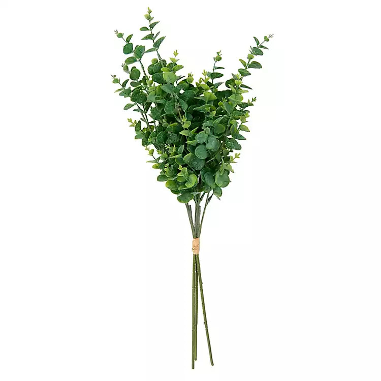 Green Artificial Eucalyptus Bundle | Kirklands