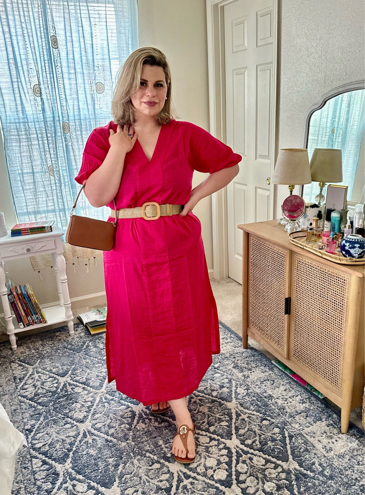 Linked the exact caftan and belts, wearing a large in the dress comfortably. 


Wedding guest/ Easter dress / spring dress / resort wear / vacation outfit/ brunch / maxi dress 

#LTKunder100 #LTKstyletip #LTKcurves