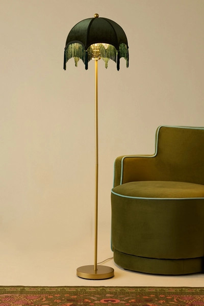 Modern Love Tassel-Fringed Floor Lamp | Urban Outfitters (US and RoW)