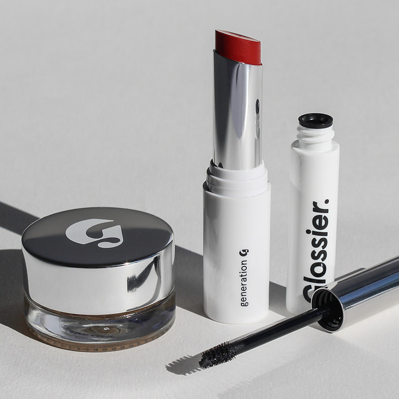 Glossier Phase 2 Set, A makeup set with basics you'll come back to: Boy Brow, Stretch Concealer and Generation G | Glossier