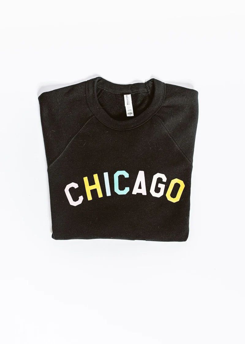 Sweet Home Chicago Sweatshirt - Black | Alice & Wonder