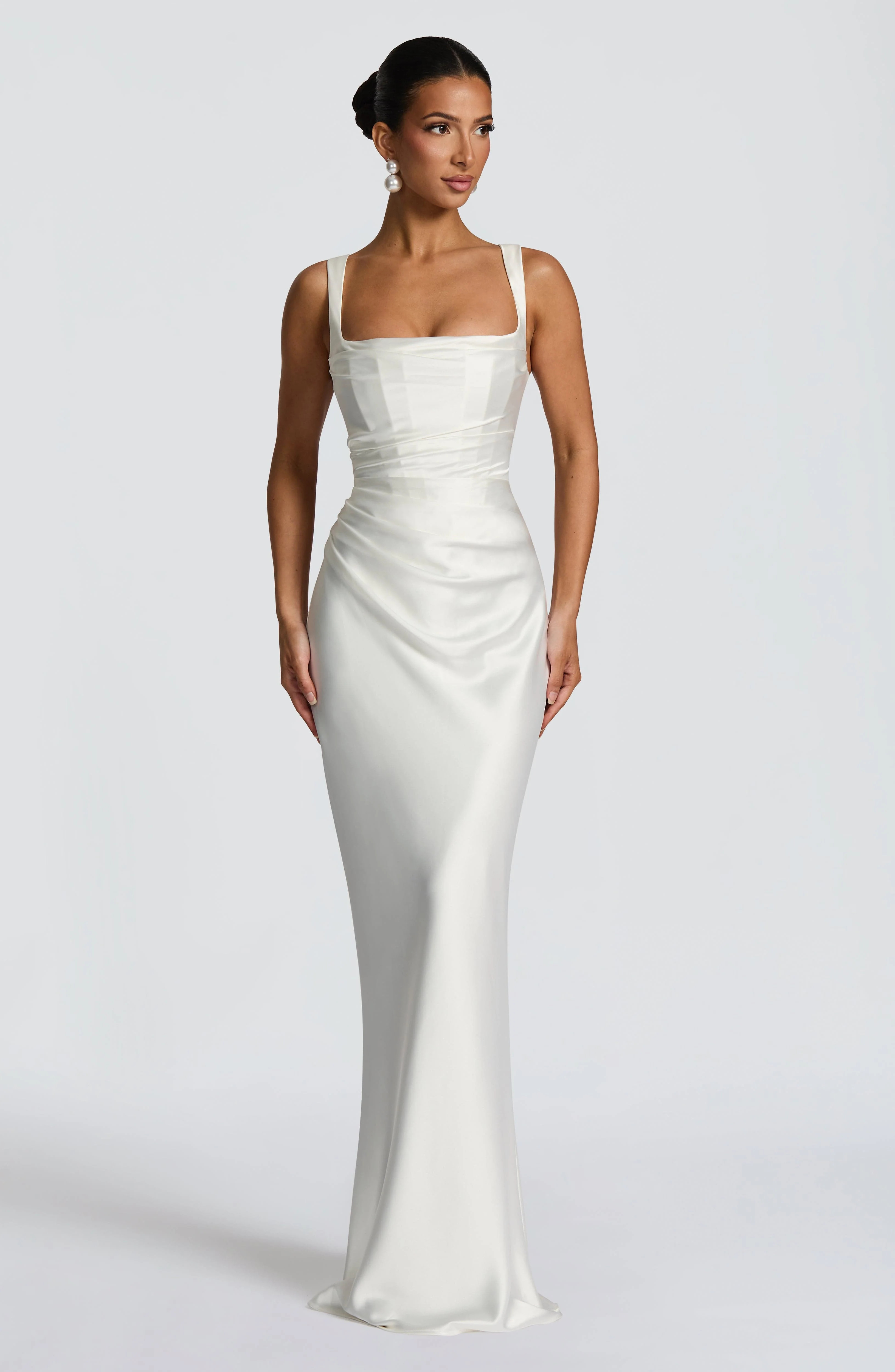 Calanthe Maxi Dress - Ivory | Babyboo (global)