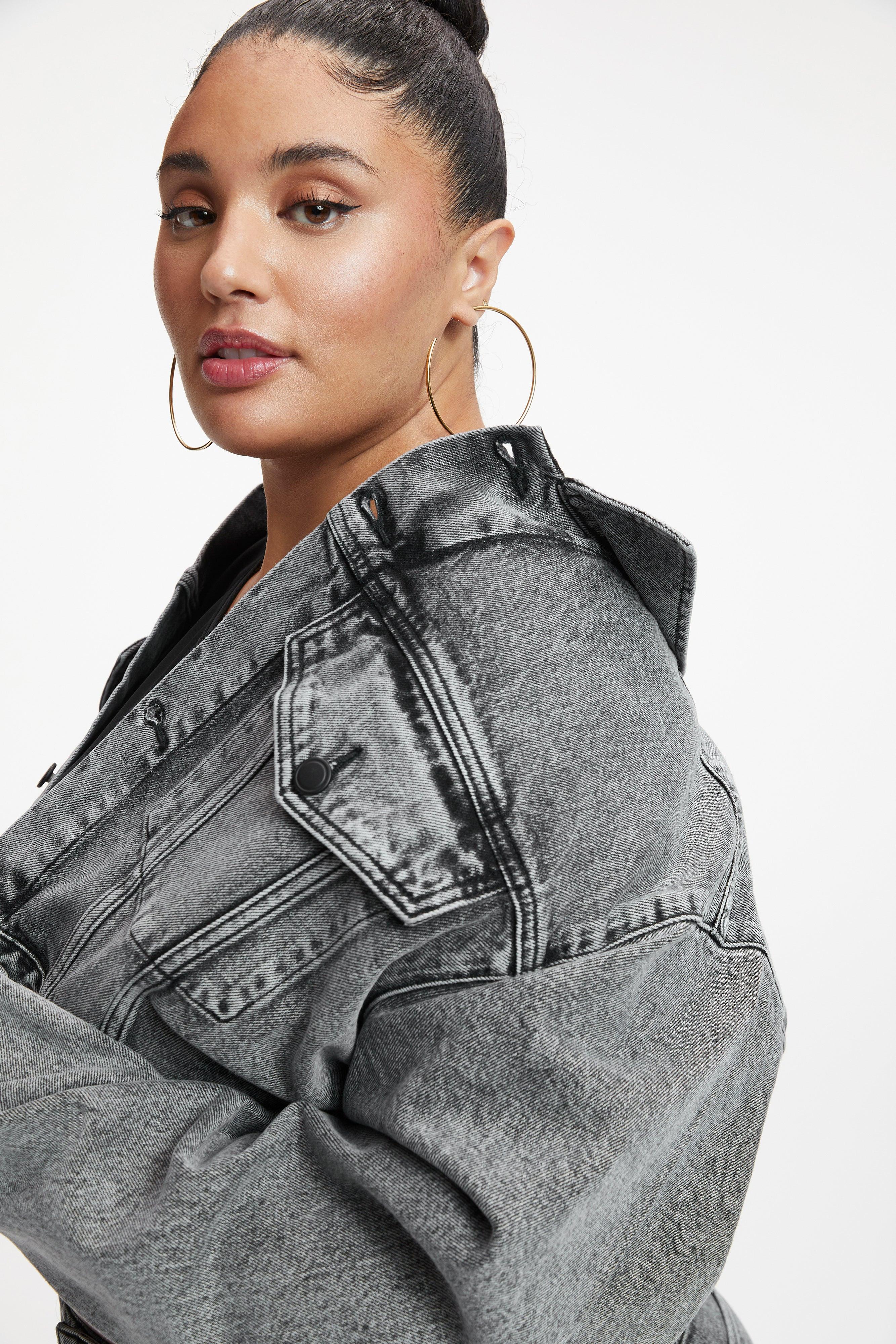 CLASSIC DENIM JACKET | BLACK199 | Good American