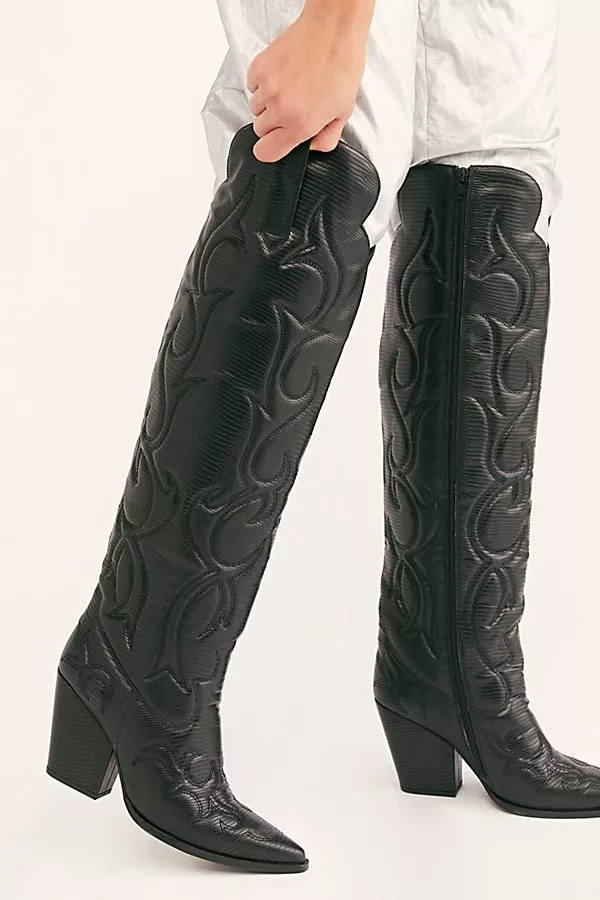 Jeffrey campbell amigos hotsell over the knee boot