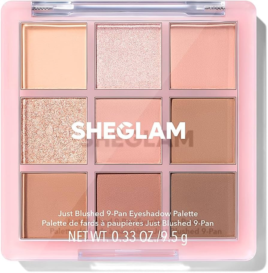 SHEGLAM Eyeshadow Palette 9-Color Ultra-pigmented Shimmer & Matte Shades, Vegan & Cruelty-free-Ju... | Amazon (US)
