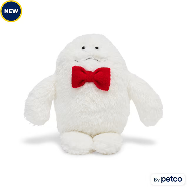 Merry Makings Holiday Yeti Plush Dog Toy, Small | Petco