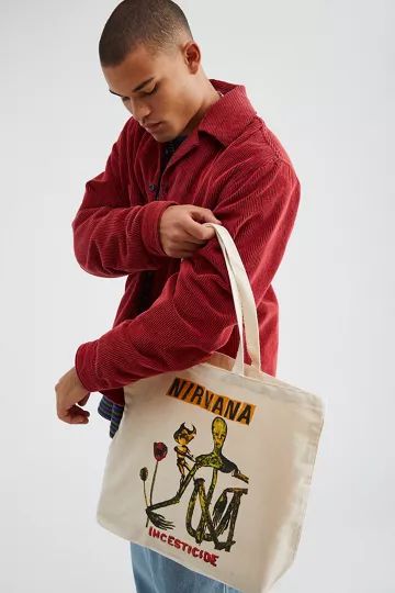 Nirvana Alien Tote Bag | Urban Outfitters (US and RoW)