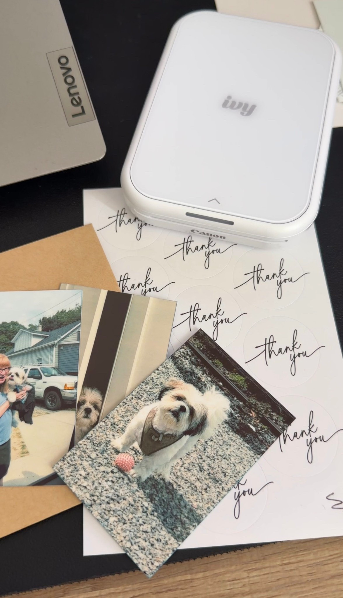 Not me turning every gift into a whole emotional moment with my Canon mini printer 😭💕
