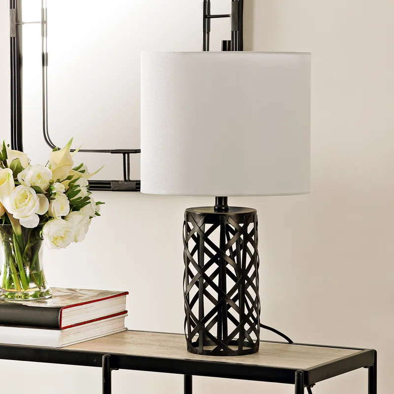 Safavieh 22" Black Standard Lamp | Wayfair North America