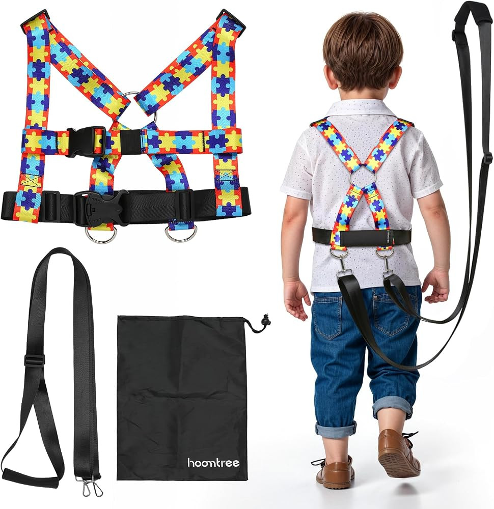 Safety Harness Leash for Special Needs Child Aged 3-12 Years Fully Ajustable, Sturdy Walking Harn... | Amazon (US)