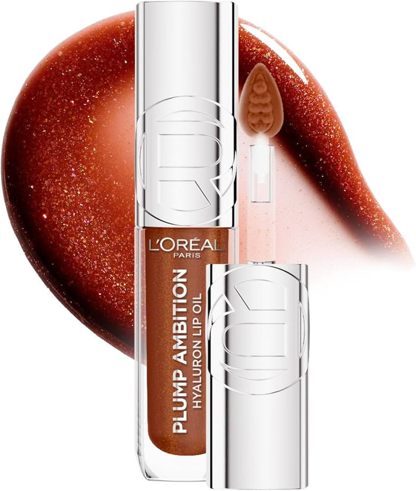 L’Oreal Paris Plump Ambition Tinted Lip Oil, Plumping Lip Gloss, Gentle Tingling, Non Sticky, H... | Amazon (CA)