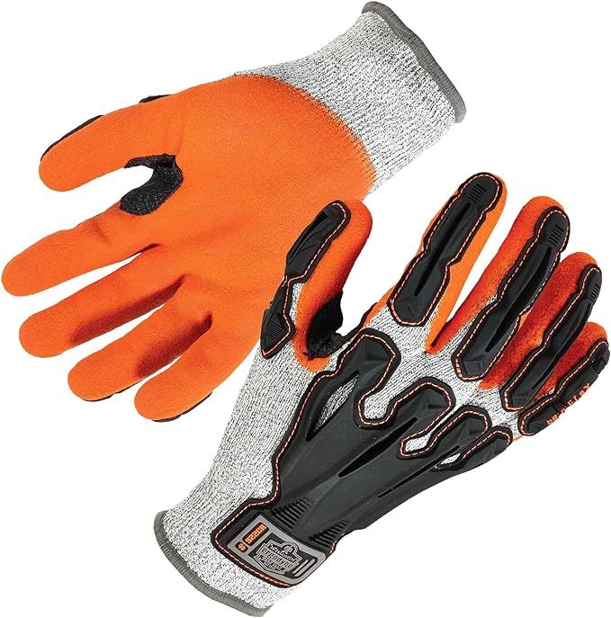Nitrile Dipped Work Gloves, Cut Resistant, Cut Level A3, Back Hand Impact Protection, Ergodyne Pr... | Amazon (US)