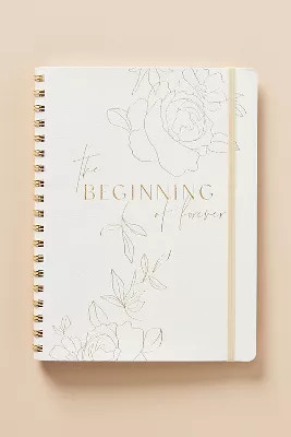 Fringe Studio Our Forever Hardcover Spiral Wedding Planner | Anthropologie (US)