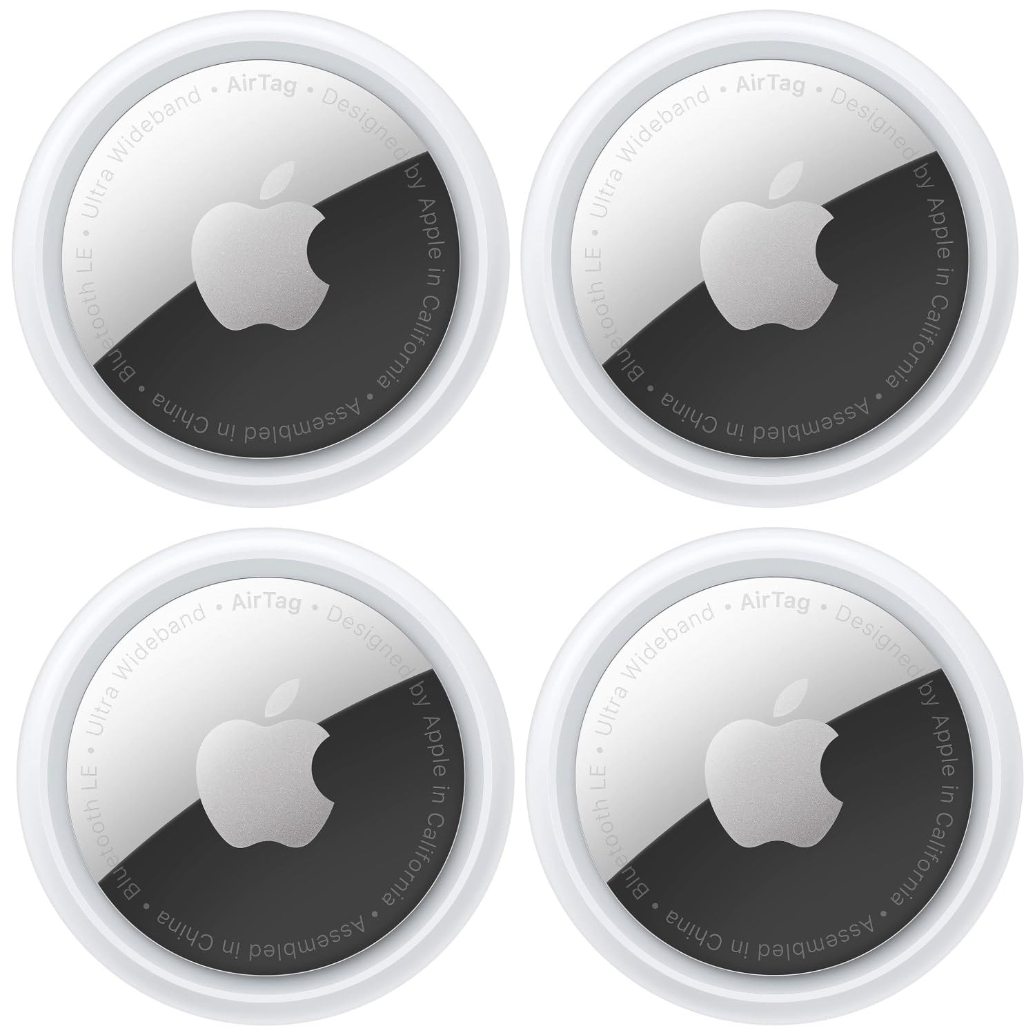 Apple AirTag Tracking Device, 4-Pack (Renewed) | Amazon (US)