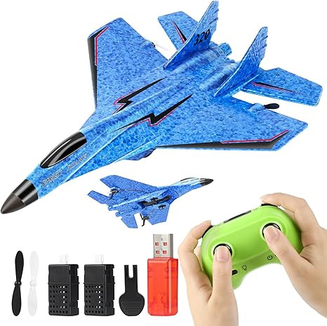 RC Plane, Remote Control Wireless Airplane Toy - RC Plane Remote Control 2CH 2.4Ghz RC Plane with... | Amazon (US)