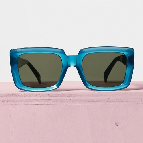CELINE Phoebe Philo Emma Square Acetate Sunglasses in Petrol Blue CL 41449/S  | eBay | eBay US