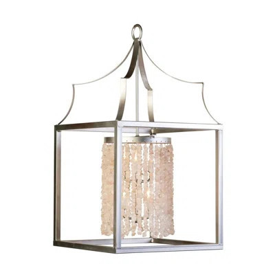 Box Lantern with all Crystal Drum | Perigold