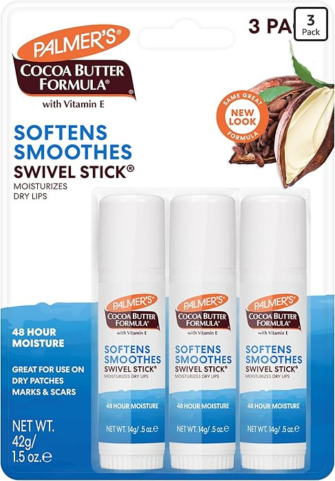 Palmer's Cocoa Butter Formula Moisturizing Swivel Stick with Vitamin E, Lip Balm for Valentine's ... | Amazon (US)