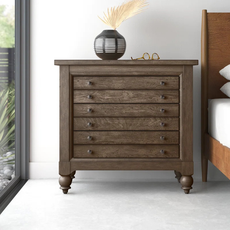 Aisja 3 Drawer Nightstand | Wayfair North America
