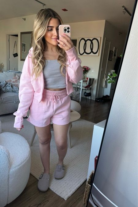 Spring outfit
Target fashion
Pink sweater 
Pink sweat shorts 
Clogs
Tank top
Sprint ourfit 
Summer outfit 
Matching set


#LTKSpringSale #LTKfindsunder50 #LTKstyletip