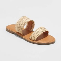 Women's Elizabeth Woven Slide Sandals - Universal Thread™ | Target