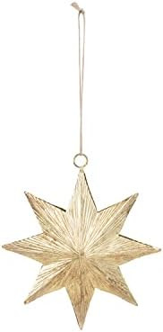 Amazon.com: Embossed Metal 2-Sided Star Ornament, Antique Brass Finish : Home & Kitchen | Amazon (US)