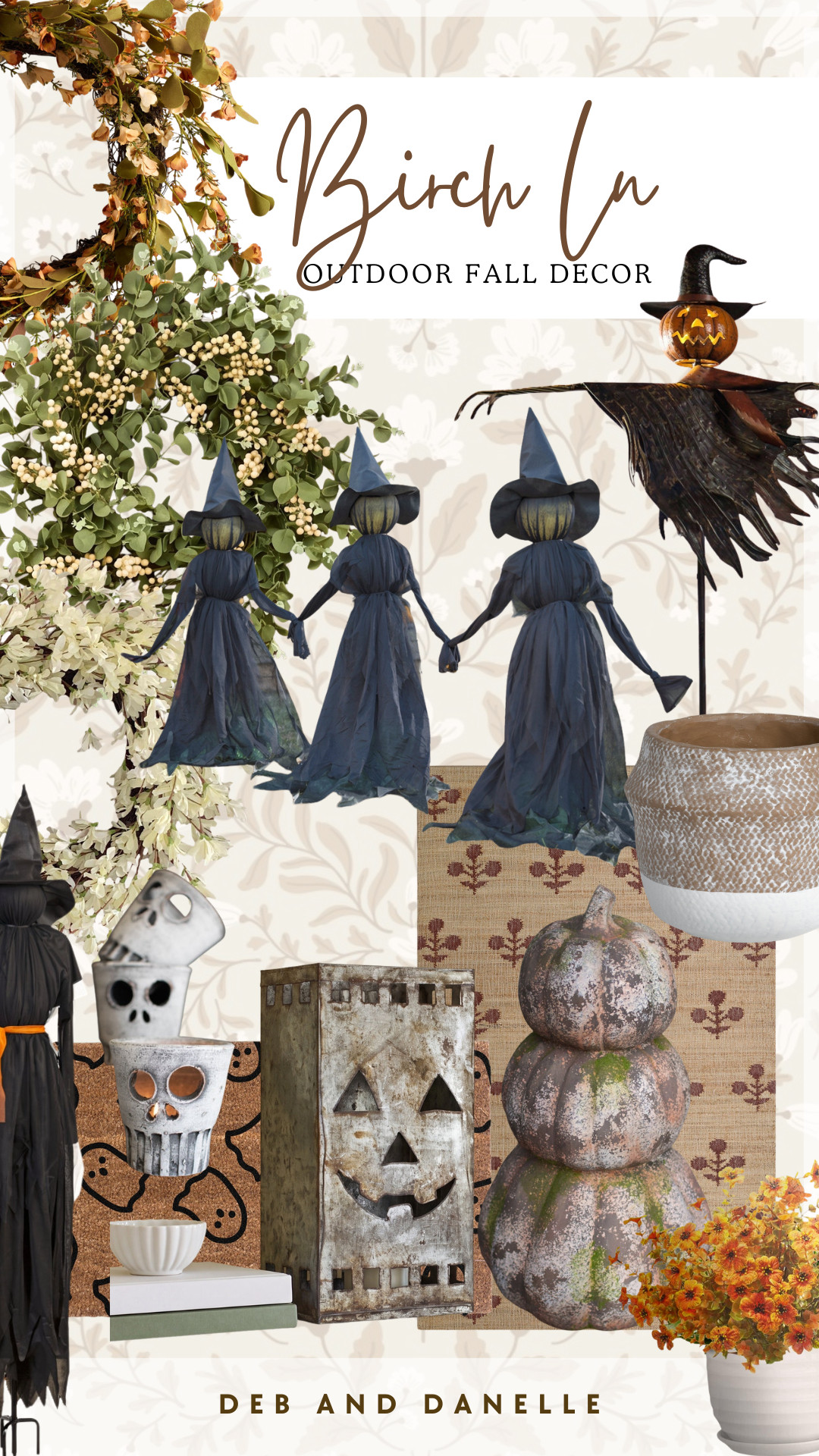 We picked up some outdoor Fall home decor from Birch Ln, including a few witch statutes.  

 #LTKSeasonal #LTKHome