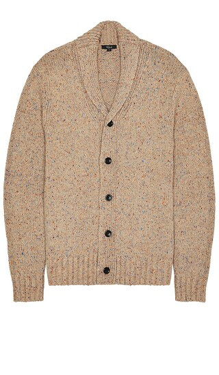 Corden Cardigan in Oatmeal Speckle | Revolve Clothing (Global)