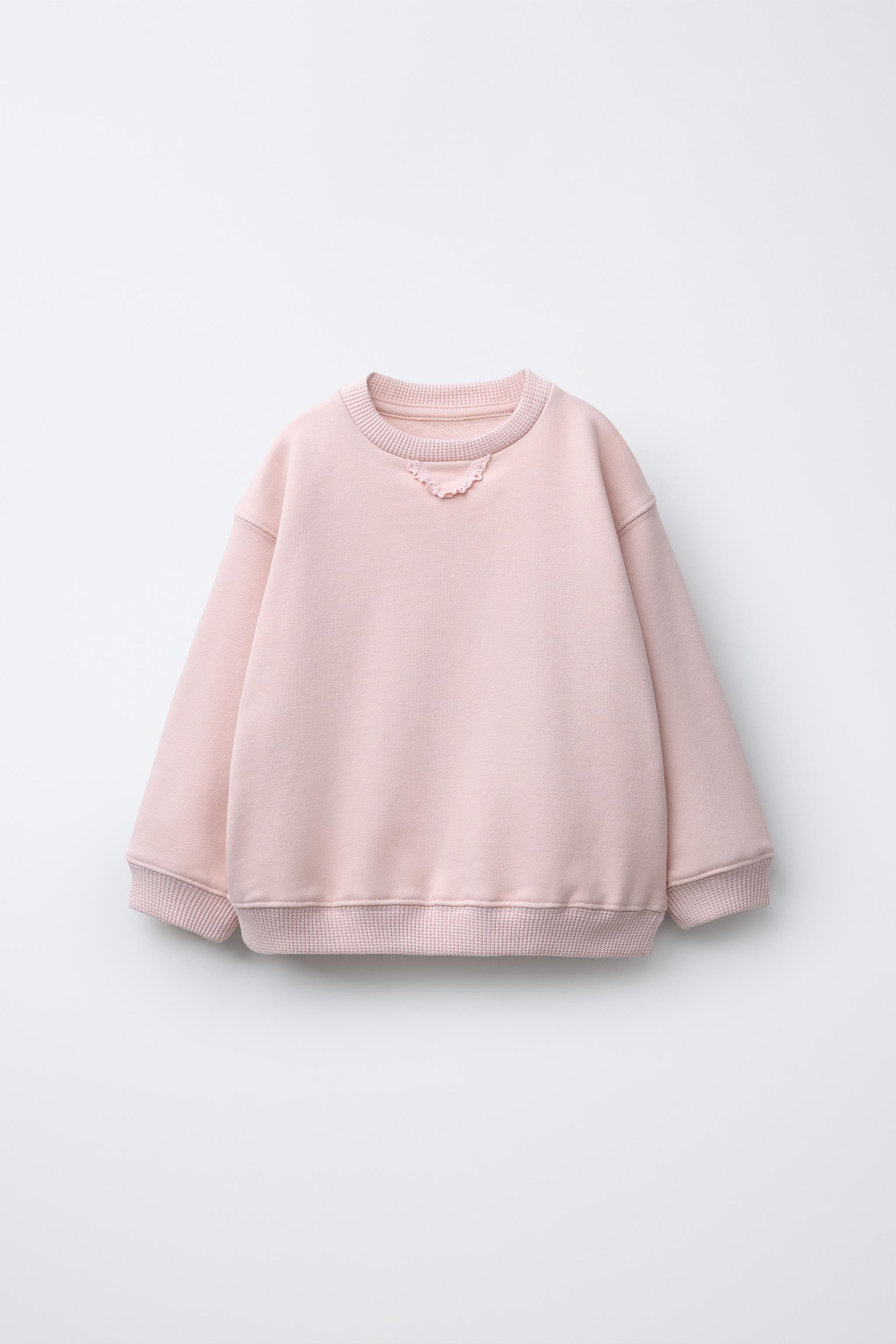 WAFFLE DETAIL SWEATSHIRT | Zara US