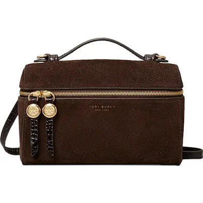 Tory Burch Romy Suede Slim Top Handle Bag in Cheetah Spots at Nordstrom | Nordstrom