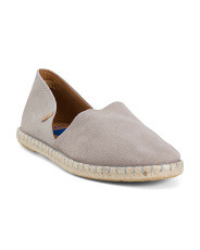 FUN VERBENAS Made In Spain Suede Slip On Espadrilles | Marshalls