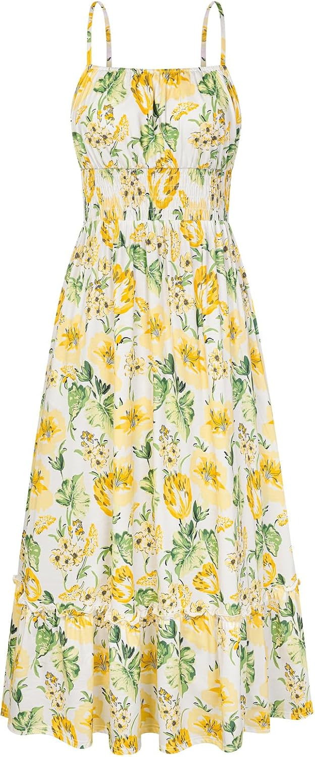 GRACE KARIN Summer Dresses for Women 2026 Vacation Boho Maxi Sundress | Amazon (US)