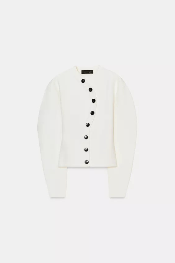 WRAP KNIT JACKET | Zara US