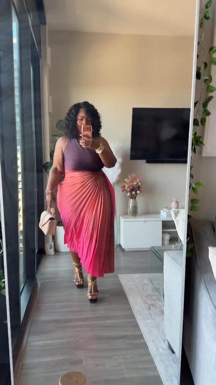 OOTD 🩷💜🧡

Stepped out glowing, colorful, & collecting compliments all day. The perfect 👗 for celebrating, brunching, &&&& shining a little extra this past  Mother’s Day weekend 💐 

👗 Tahiti Ombre Maxi Dress 
👡 Always Confident Strappy Heeled Sandals 

Comment “Dress” for 🔗 to 💌 

#fashionnovacurve #fashionnova #fashionnovadress #atlantacreator #plussizefashion 

plus size creator, curvy fashion, ootd, fashion nova curve dresses, atlanta fashion creator, colorful maxi dress, summer outfit inspo, fashion nova heels, luxury baddie style, trendy plus size fashion

#LTKmomlife #LTKdayinmylife #LTKootd