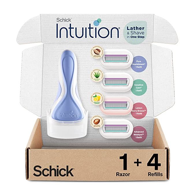 Schick Intuition Razors for Women Variety Pack | Includes: 1 Pure Nourishment Razor & 4 Intuition... | Amazon (US)
