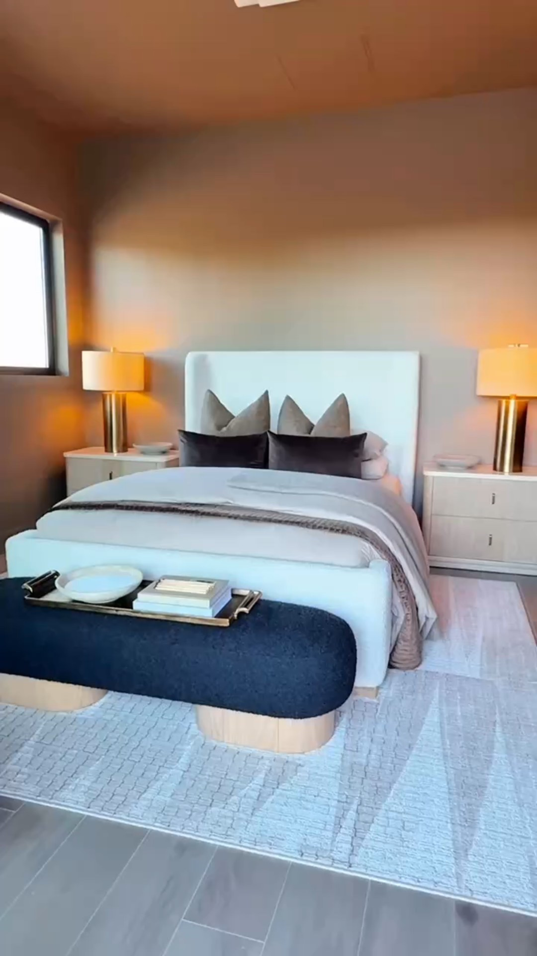 This Cleo Checkered Textured rug from @rugsway_official completely transformed this space!  😍✨ 
It’s plush, soft, and the prettiest neutral with subtle gold bronze woven through for warmth without overpowering. 
Waterproof, slip-resistant and washable which makes it a dream for real life living l✨ 
Sharing my discount code below so you can save too 🤎 exclusive code: Use code SMS12 - for 12% off site wide, no minimum! 

#ad #paidlink #rugsway #rugswayhome #arearug #washablerug #neutralhome #modernrug #bedroomdecor 


#LTKHome #LTKFindsUnder100 #LTKGiftGuide