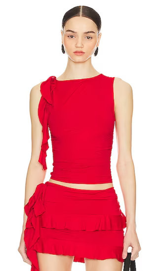 LIONESS Rendezvous Top in Red. - size L | Revolve Clothing (Global)