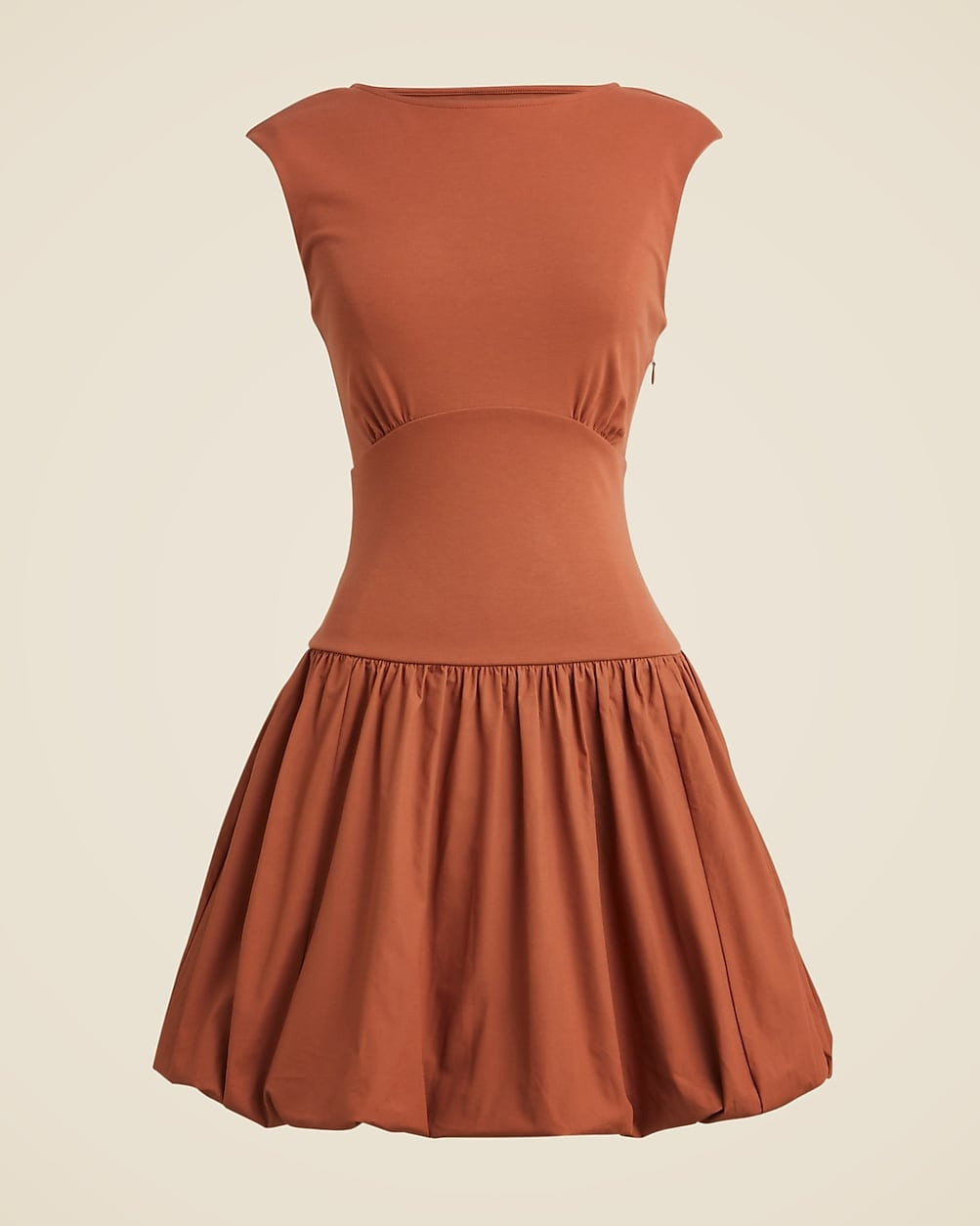 Bubble-hem mixy dress | J. Crew US