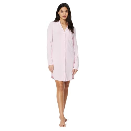 Amazon Essentials Women's Breathable Piped Nightshirt (Available in Plus Size) | Amazon (US)