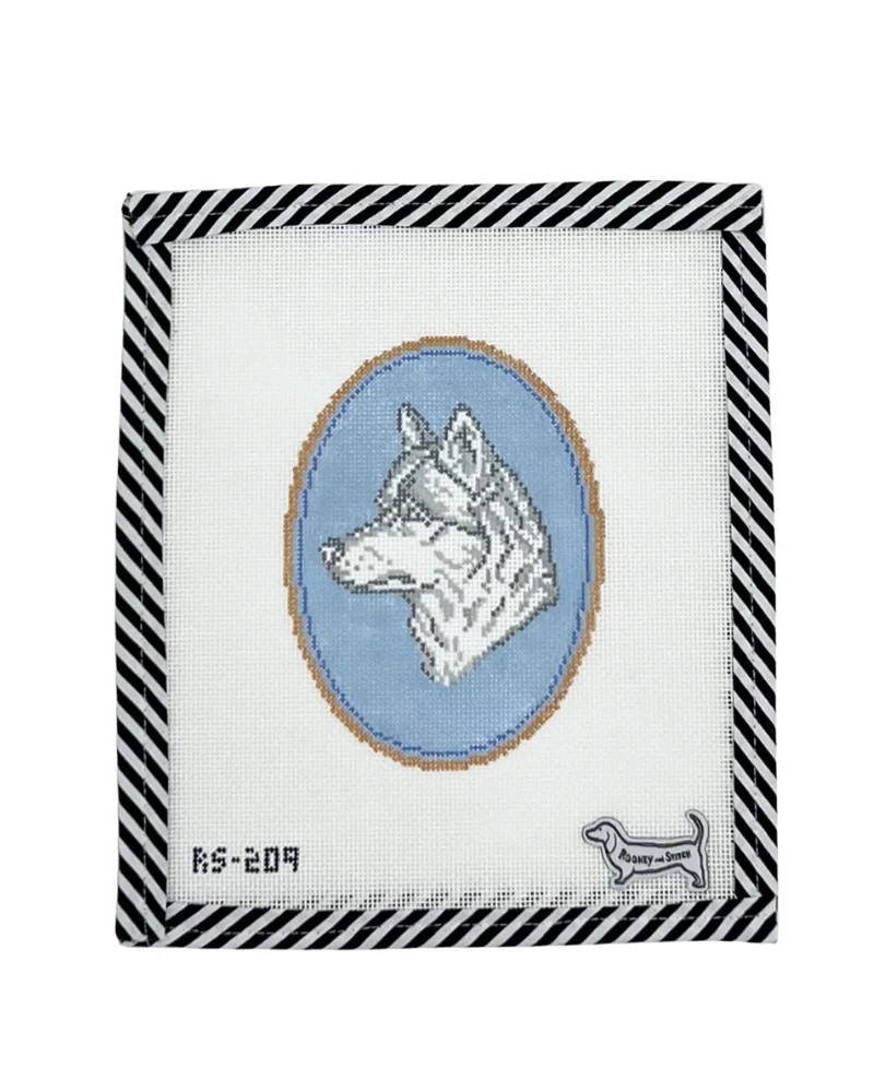 The Husky Cameo | Atlantic Blue Canvas